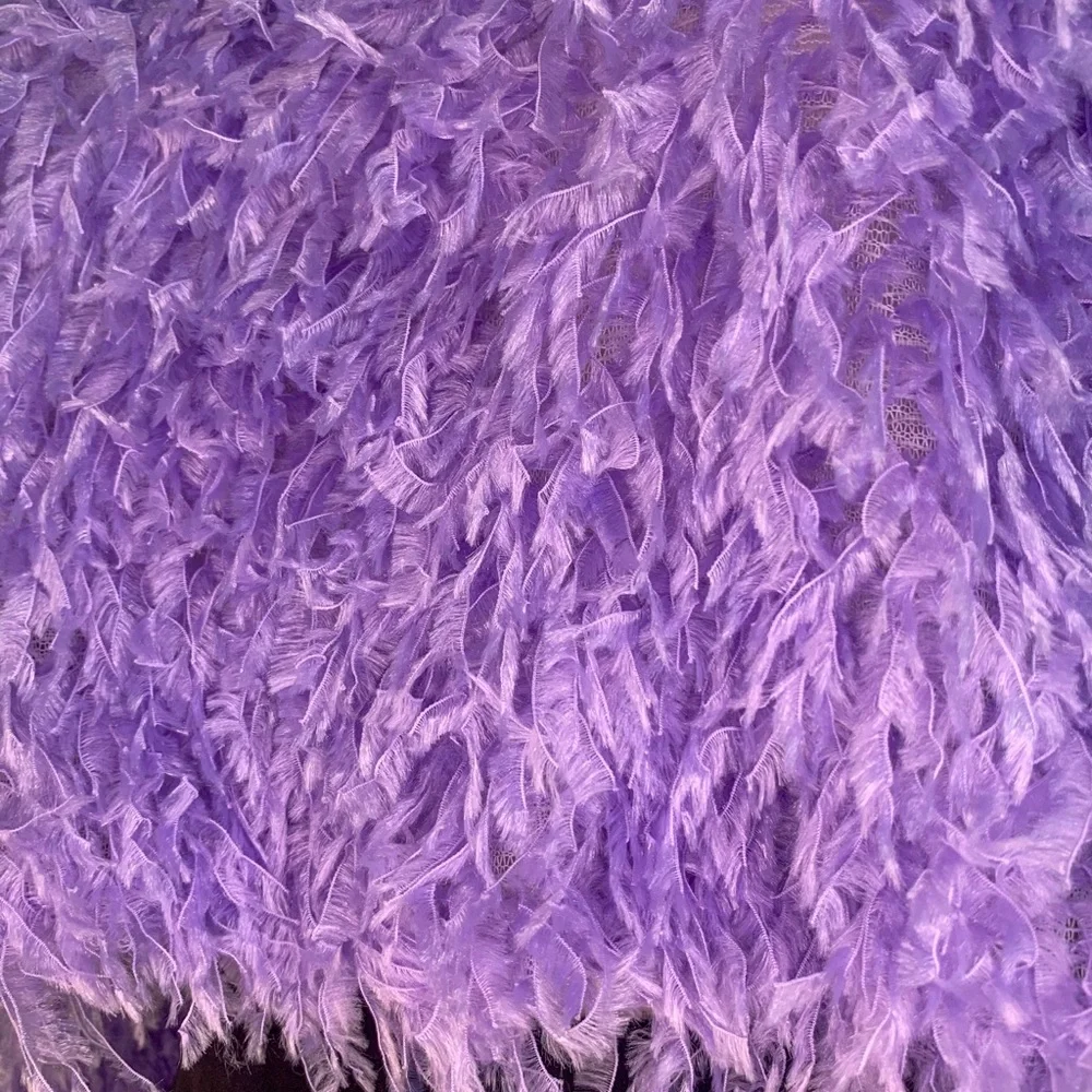Zara Feather Effect Purple Sweater - Size US S - Picture 4 of 6